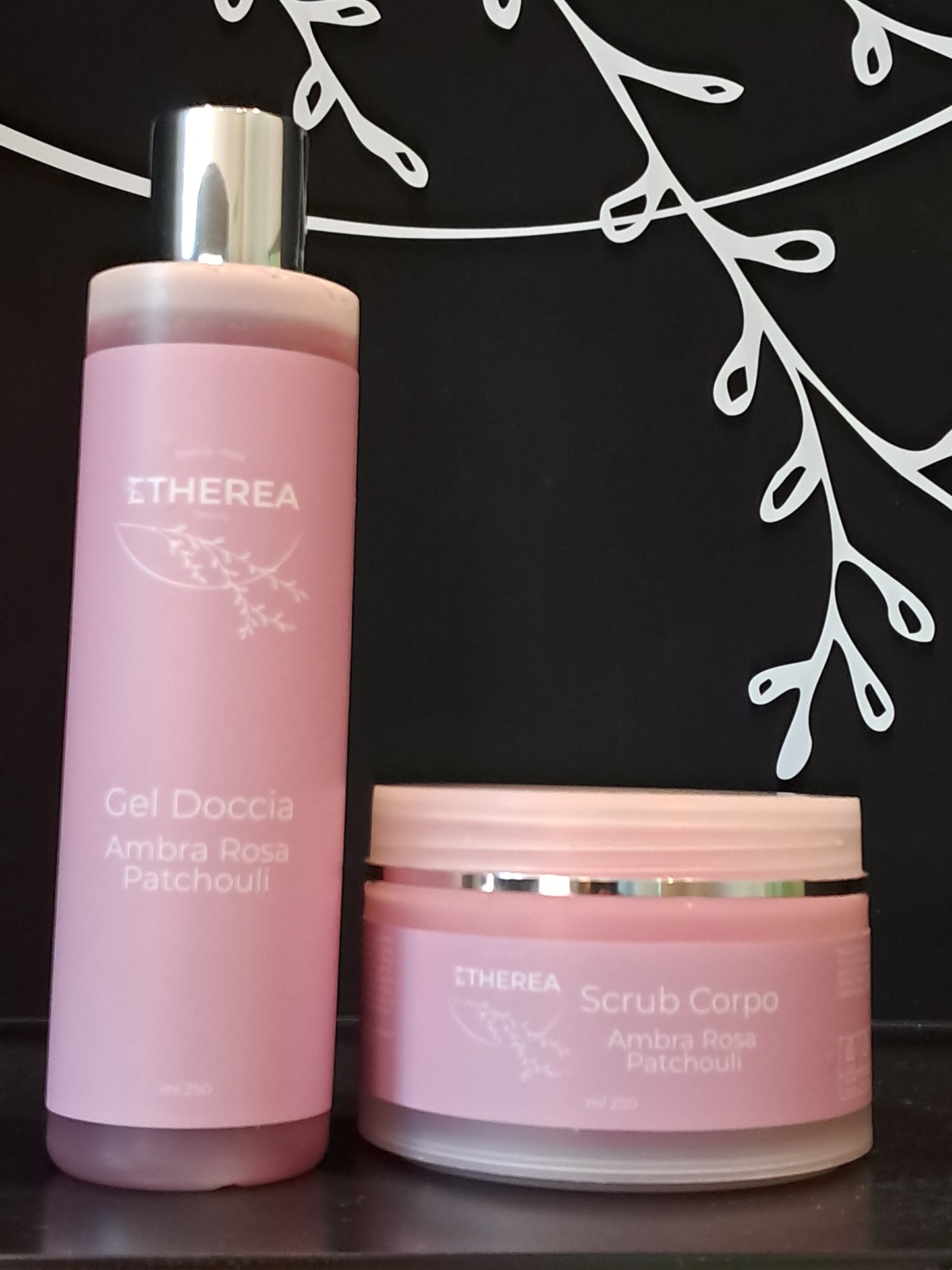 Etherea Summer- Gel Doccia & Scrub Corpo Ambra Rosa e Patchouli