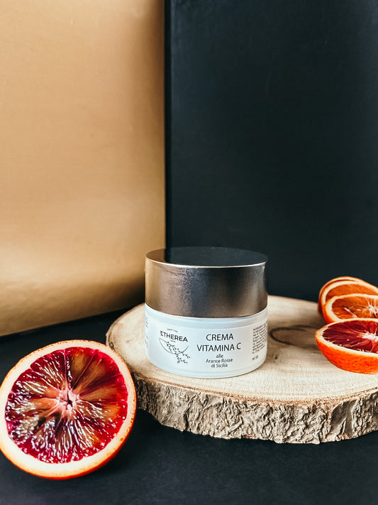 Etherea Beauty- Crema alla Vitamina C alle Arance Rosse di Sicilia