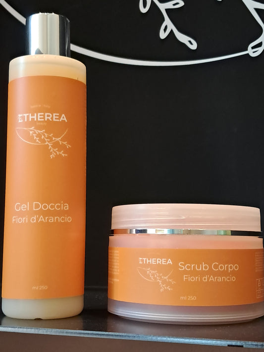 Etherea Summer- Gel doccia & Scrub corpo Fiori d'Arancio